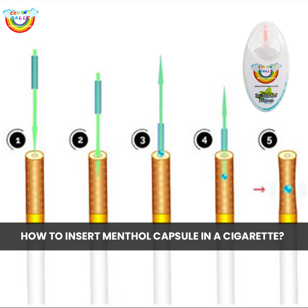 How to Insert Menthol Capsule in a Cigarette?