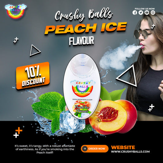 Have You Tried the Latest Trend of Smoking with Peach Ice Crushball Capsules?